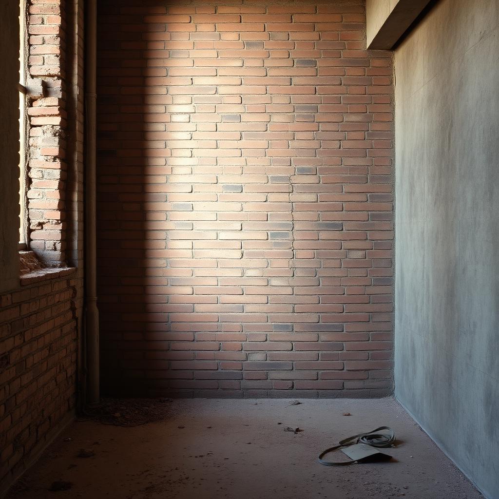 Mur avant plafonnage